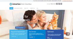 Desktop Screenshot of animalcarecliniccolumbus.com