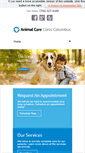 Mobile Screenshot of animalcarecliniccolumbus.com